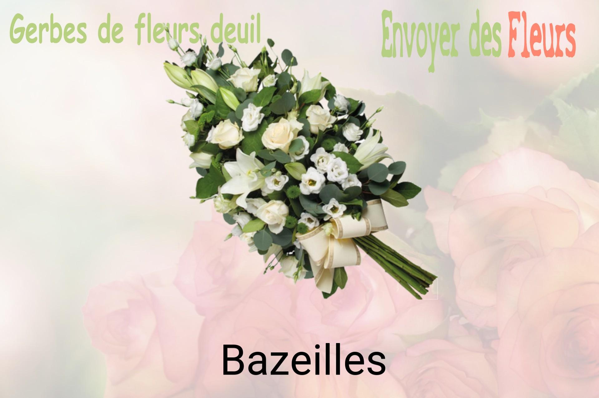 Gerbe de fleurs de deuil livrée à Bazeilles